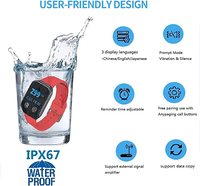 Système d'appel sans fil BYHUBYENG pour restaurant, montre-pager, 10 boutons d'appel, 3 touches ABS+Silicone, 433 MHz, portée 80 m, garantie 1 an