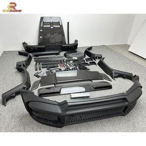 Kit de Carrocería Estilo B en PP para Mercedes Benz Clase G W464 G63 AMG G500, Parachoques Delantero y Trasero, Capó, Faldones Laterales, Alerón de Techo, Piezas de Auto - Product Image 3