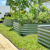 Fabrieksgroothandel Buiten Bloempotten met Schotel Grote Tuinplantenbakken voor Groenten Verhoogde Moestuinbak voor Fruit