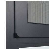 Fenêtre à Double vitrage en aluminium haute sécurité, vente en gros