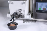 Machine industrielle automatique de remplissage de chocolat, de pain, de beignets et de gâteaux, en acier inoxydable 304, haute productivité, grande capacité, neuve