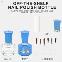 Échantillons Gratuits 2026 Nouveauté OEM Logo Personnalisé 15ml 17ml Bouteilles de Vernis Gel Flacons d'Huile à Ongles en Verre Contenants Vides avec Couvercles et Pinceaux