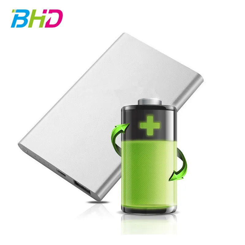 BHD Aktionsgeschenk Power Bank 5000 10000 Mah tragbares ladegerät externe Batterie Powerbank für Samsung für Xiaomi