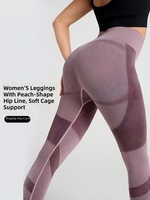 Leggings de yoga taille haute sans coutures pour femme, effet galbant fessier, en nylon et élasthanne, anti-transpiration, best-seller