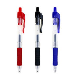 Stylos gel rétractables multicolores BECOL, très demandés, pointe fine 0,5 mm, écriture fluide, stylos à clic pour le bureau et l'école - Product Image 1