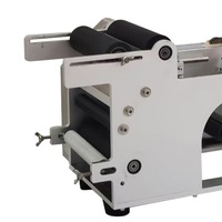 Machine d'étiquetage semi-automatique commerciale pour bouteilles de vin rondes de haute qualité, idéale pour les flacons et pots en verre – Prix de gros
