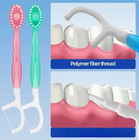 Kit de Voyage 5-en-1 Personnalisé : Brosse à Dents Mini Pré-encollée, Brosse Dentaire, Grattoir Lingual, Fil Dentaire – Soin Bucco-dentaire