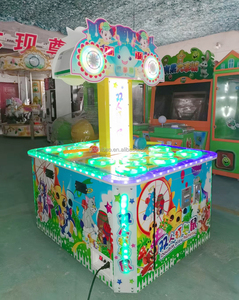 Bảng điều khiển trò chơi trẻ em hoạt động bằng đồng xu 2 người chơi Bảng điều khiển trò chơi đôi Whack-a-mole với thiết bị trò chơi thành phố ngôn ngữ Tiếng Anh - Product Image 3