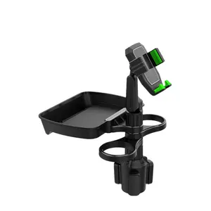OEM 360 Rotating Adjustable Car Drink Cup Holder With Tray Multifunctional Storage Car Cup Mount Holder Expander For Car