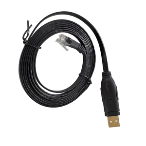 Cable de Consola USB de 6 Pies, Adaptador Serial USB a RJ45 Compatible con Router/Switch de Cisco, NETGEAR, <span class=keywords><strong>Windows</strong></span>, Sistema Linux, Negro - Product Image 1