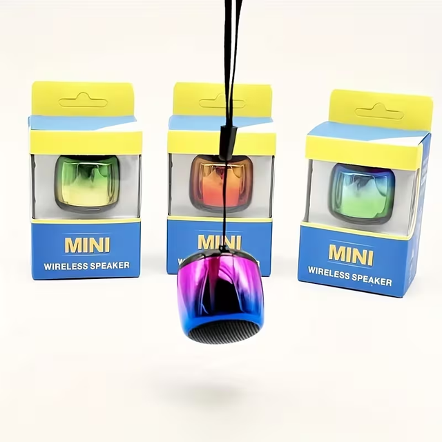 RGB Light BT Speaker High-Quality Sound Portable Colorful BT Speaker Hifi Sound System Mini Super Bass Speaker