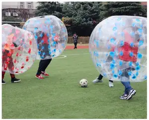 2024 popolare vendita trasparente corpo gonfiabile palla paraurti per adulti all'aperto bolla di calcio divertimento interattivo