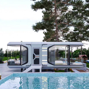 Casa Cápsula de Lujo Prefabricada para Turismo, Insonorizada, de Rápida Construcción y Desmontable, Ideal para <span class=keywords><strong>Playa</strong></span>, Jardín o Resort al Aire Libre - Product Image 2