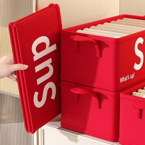 Organizador de Ropa Rectangular Plegable y Apilable con Compartimentos en Niveles para Almacenamiento de Ropa de Otoño e Invierno - Product Image 2