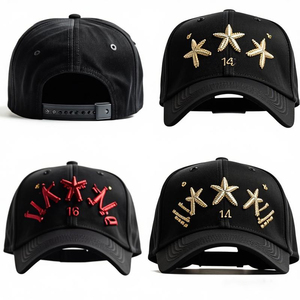 Nhanh chóng vận chuyển chất lượng cao tùy chỉnh thêu Rhinestone Logo 5 Bảng điều chỉnh cong vành cá nhân hip hop thể thao Mũ bóng chày mũ - Product Image 6