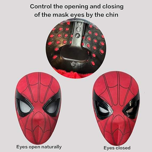 Maschere da <span class=keywords><strong>Supereroe</strong></span> con Controllo del Mento e Occhi Mobili, <span class=keywords><strong>Maschera</strong></span> Integrale per Feste e Cosplay - Product Image 3