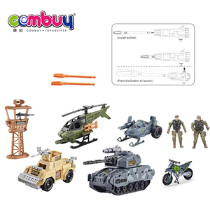 Ensemble de jeu pour enfants, mini-modèles de véhicules, figurines, jouets, soldats en <span class=keywords><strong>plastique</strong></span> - Product Image 6