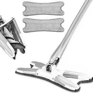 Serpillère essoreuse en acier inoxydable de type X, serpillère à torsion, taux d'essorage de 40%-50% - Product Image 1