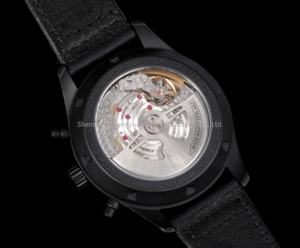 Nuevo Modelo Reloj Mecánico para Hombre Schaffhausen 388108 con Esfera Negra y Cristal de Zafiro, Estilo Piloto Portugués - Product Image 5