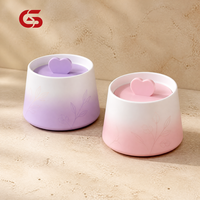 Pot en plastique PP de 50 g, pot à crème à double paroi, crème hydratante pour bébés et enfants, couvercle cosmétique, pot en plastique cosmétique vide