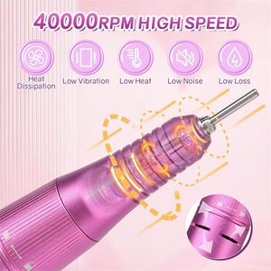 เครื่องเจียรเล็บไฟฟ้าแบบพกพา ชาร์จได้ สำหรับตะไบ ขัด และตกแต่งเล็บ - Product Image 2