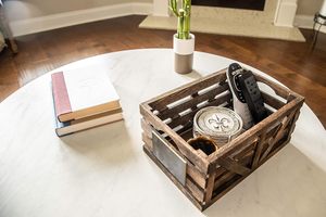 Caja de almacenamiento de madera de bambú hecha a mano personalizada, tapa deslizante sólida, versátil, para uso en interiores y exteriores, para habitación, comedor, sala de estar y baño - Product Image 3