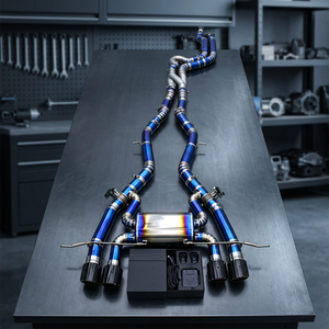 ท่อไอเสียวาล์วทรอนิกส์จากโรงงาน พร้อมท่อ Z สำหรับ BMW M3/M4 G80/G82 M2 G87 S58 3.0T ปี 2021-2024 Ti Exhaus Equal Length MidPipe - Product Image 1