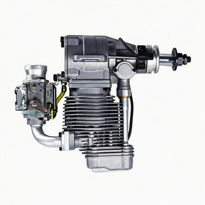 Motore <span class=keywords><strong>a</strong></span> Benzina Monocilindrico <span class=keywords><strong>a</strong></span> Quattro Tempi per Aeromodelli <span class=keywords><strong>RC</strong></span> e Droni, Accessori con Costruzione in Metallo e Potenza Stabile - Product Image 1