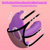 App-Fernbedienung Schmetterlings-Vibrator Interaktiver Langstrecken-Paarvibrator G-Punkt Tragbare Höschen Orgasmus Erwachsenen-Sexspielzeug für Frauen