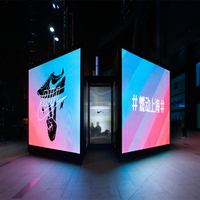 Panneau publicitaire personnalisé éclairé par LED, support publicitaire multifonctionnel, boîte à lumière SEG double face, boîte à lumière en tissu souple