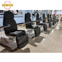 Siman Mobilier cosmétique de luxe pour salon 3 moteurs Lit électrique de massage beauté du visage Table Chaise Facial Spa Lit à cils