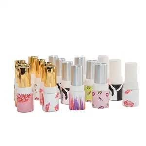 Customized Personal Label Lip Stick Paper Tube Skin Care Natural Lip Balm Container lipstick Tube Packaging