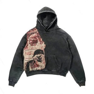 เสื้อฮู้ดพิมพ์ลายสตรีทฮิปฮอป แฟชั่นผู้ชาย สไตล์ลำลองอเนกประสงค์ เสื้อฮู้ดสั่งทำโลโก้ได้ - Product Image 2