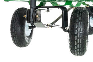 УНИВЕРСАЛЬНАЯ ТЕЛЕЖКА для фургона, садовая тележка, ручная тележка для грузовика с деревянными перилами, удобный многоцелевой прицеп, тележка для пиломатериалы - Product Image 2