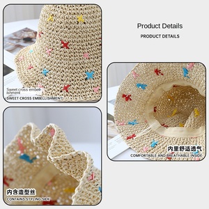Chapeau Bob en Fourrure pour Femme, Pliable, Protection Solaire, Style Pêcheur, Idéal Plage et Vacances d'Été - Product Image 2