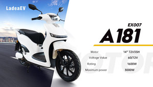 Motocicleta Personalizada CKD SKD con Neumático de 14 Pulgadas, 1600W, Velocidad de 65km/h, Fabricada en China - Product Image 2