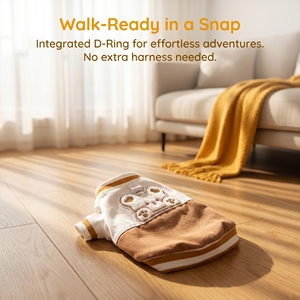 Cappotto Imbottito in Cotone Trendy Zhushan con Ricami <span class=keywords><strong>Orso</strong></span> e Coniglio per Cani di Taglia <span class=keywords><strong>Grande</strong></span> (3XL-9XL) Lavabile in Lavatrice - Product Image 5