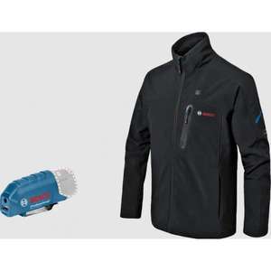 BOSCH - 06188000DZ GHJ 12 + 18V XA-Chaqueta calefactora 12V negra sin batería-EAN 4059952580579 CHAQUETAS DE TRABAJO - Product Image 1