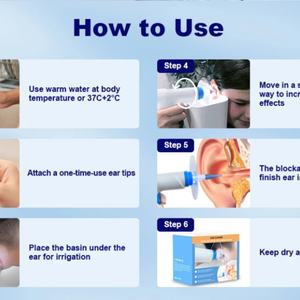 Limpiador Eléctrico de Cera para Oídos, Sistema de Irrigación y Eliminación de Cera, Irrigador de Oídos - Product Image 6