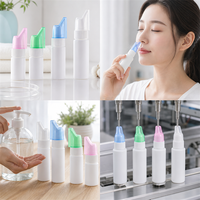 Flacon pulvérisateur cylindrique en PE de 30 ml, 50 ml, 70 ml, 100 ml, 200 ml, 300 ml pour crème pour le visage, lotion, huile essentielle, spray salin