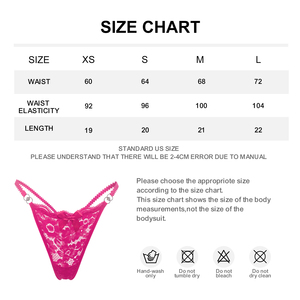 Tanga Sexy de Encaje para Mujer, de Cintura Baja, Transpirable, Cómoda, Sin Costuras, Estilo T-back - Product Image 5