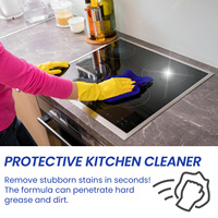 Jue-Fish poudre de nettoyage de cuisine poudre de nettoyage à l'huile lourde robinet de poêle huile d'échappement saleté propre ustensiles de cuisine en acier inoxydable propre