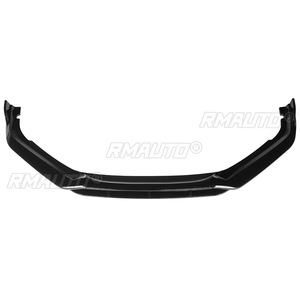 Black/Carbon Fiber Look Front Bumper <b>Splitter</b> Lip Spoiler Body Kit Bumper Diffuser for Honda for Accord 10.5th Gen 2021 2022 - Product Image 4