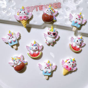 เรซินเครื่องประดับเรซินด้านหลังแบนเรียบเครื่องประดับ DIY แม่พิมพ์อุปกรณ์เสริมน่ารักสำหรับงานฝีมือ - Product Image 4