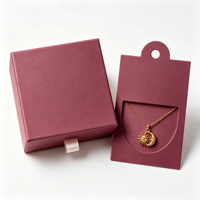Cartes de présentation de bijoux carrées personnalisées écologiques en carton pour colliers et bagues, avec logo de marque personnalisé, design portable, style vintage