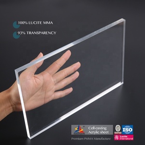 Huashuaite Tùy Chỉnh Kích Thước 8X4 Chân 2Mm 3Mm 12Mm 50Mm Màu Rõ Ràng <span class=keywords><strong>Acrylic</strong></span> Bảng Điều Khiển Trong Suốt Nhựa Perspex Tấm Đúc - Product Image 4