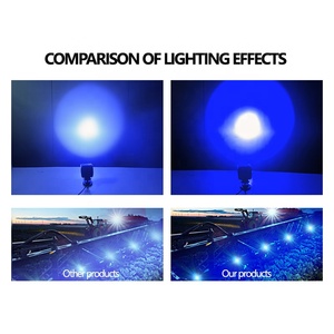 Эмарк 4-дюймовый синий светодиодный рабочий свет для распыления стрелы 40 Вт квадратный сельскохозяйственный распылитель света - Product Image 3