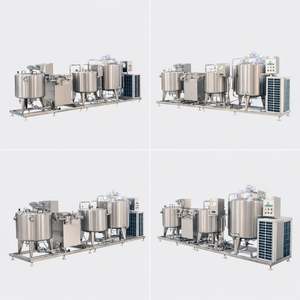 Línea de Producción de Yogur Automática para Granjas Lecheras Ace Unit con Bomba de Motor, Sistema de Procesamiento de Leche de Acero Inoxidable de 100L-5000L - Product Image 3