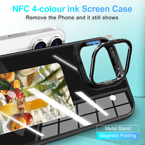 Coque NFC intelligente JUNCHI 2026 <span class=keywords><strong>pour</strong></span> <span class=keywords><strong>iPhone</strong></span> 13 à 16 avec écran E-ink, support métallique <span class=keywords><strong>pour</strong></span> objectif, sans <span class=keywords><strong>batterie</strong></span>, rafraîchissement <span class=keywords><strong>d</strong></span>'écran personnalisé - Product Image 6