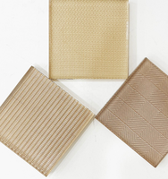 Panneaux de verre laminé à motif personnalisable avec intercouche en maille métallique, écran tissé en acier inoxydable et cuivre, découpe et pliage